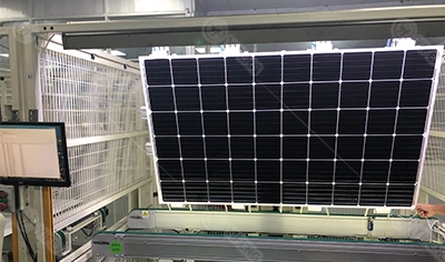 Marca Longi de alta eficiencia bifacial de doble vidrio con marco 530W 540W 550W paneles solares mono